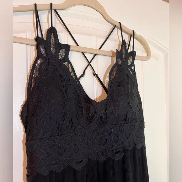 Blue Rain Dresses | Blue Rain Brand Black Maxi Dress With Lace Detail | Color: Black | Size: S | Sjcravens's Closet Blue Rain Dresses | Blue Rain Brand Black Maxi Dress With Lace Detail | Color: Black | Size: S | Sjcravens's Closet